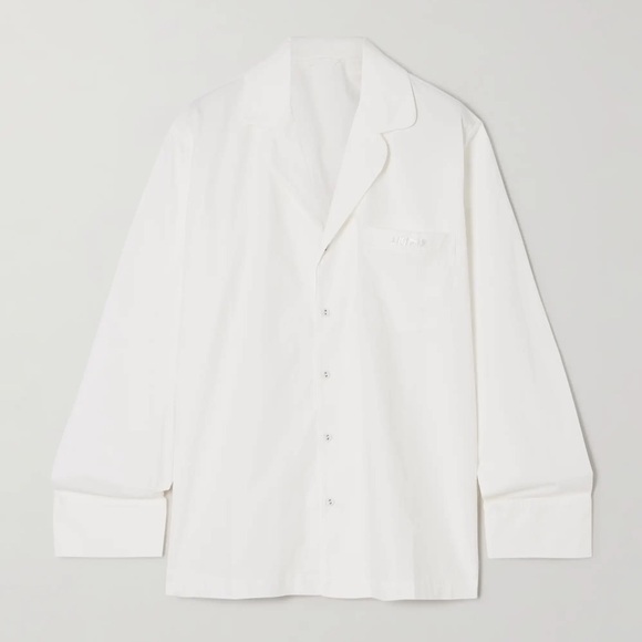 NWOT SKIMS Cotton Poplin Button Up & Shorts SET - Picture 8 of 9